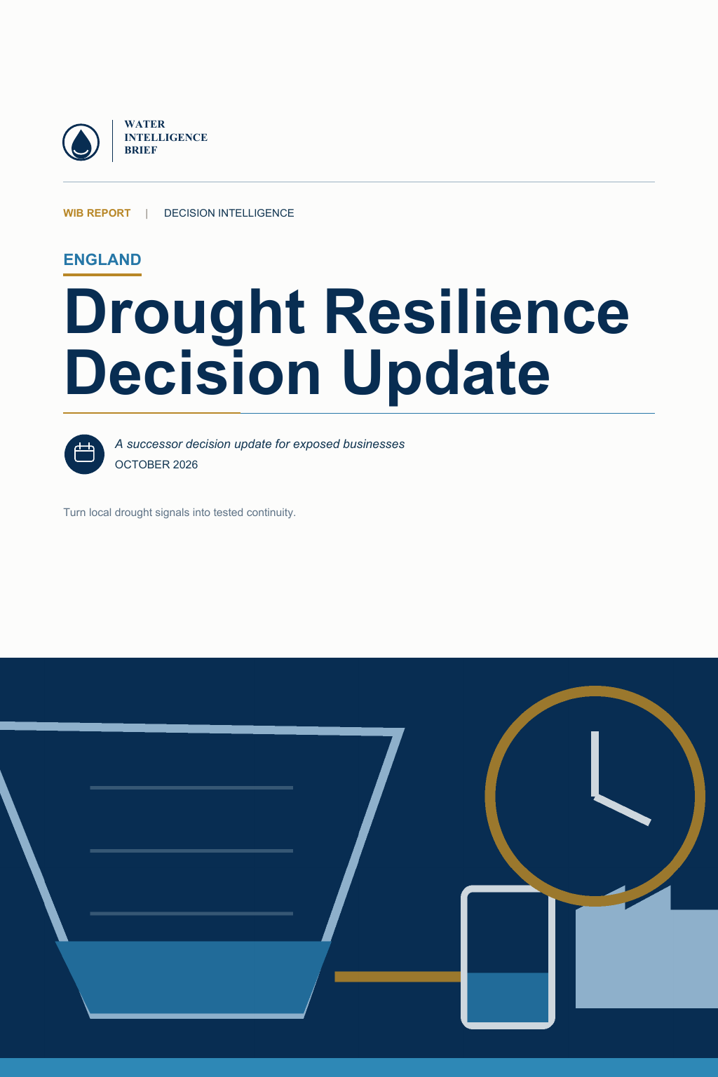Drought Resilience Decision Update cover